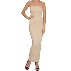 Wolford Velvet nude dress size S